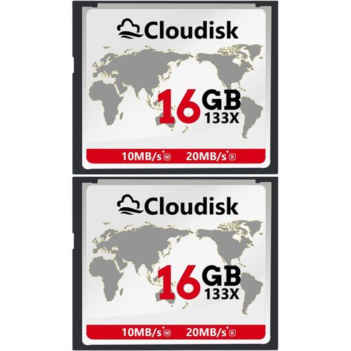Compactflash 2.0 Pour Appareil Photo Reflex Numérique, Appareil Photo Numérique Vintage Et Équipement Industriel (16Gb, 2 Cartes Par Paquet)
