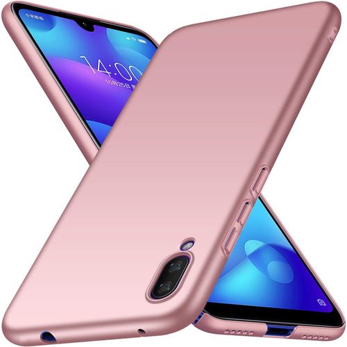 Coque Huawei Y6 Pro 2019, Housses Slim Armor, Protection Des Bords Ultra Fines En Gel Pc Conception Durable, Pour Huawei Y6 Pro 2019 Série Slim Fit Or Rose