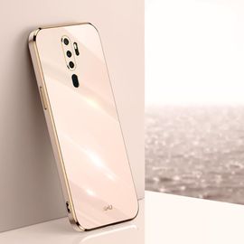 Étui Souple Minimaliste Plaqué Électrolytiquement Pour Oppo A9 2020/Oppo A5 2020 Coque, Rose