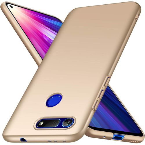 Coque Huawei Honor View 20, Étuis Slim Armor Cover, Protection Des Bords Ultra Fins En Gel Pc Conception Durable, Pour Huawei Honor View 20 Série Slim Fit Doré