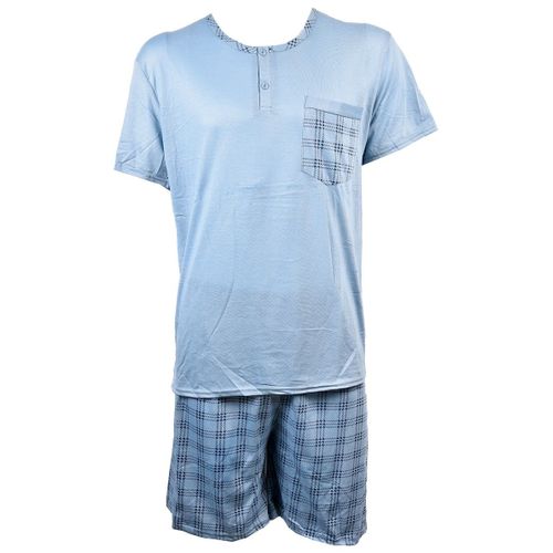 Pyjama Court Homme Eco Homewear 618 Bleu