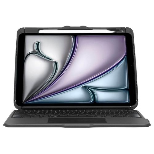 Targus Versavu - Clavier et étui (boîtier de clavier) - avec trackpad - rétroéclairé - sans fil - Bluetooth 5.0 - QWERTY - Espagnol - noir