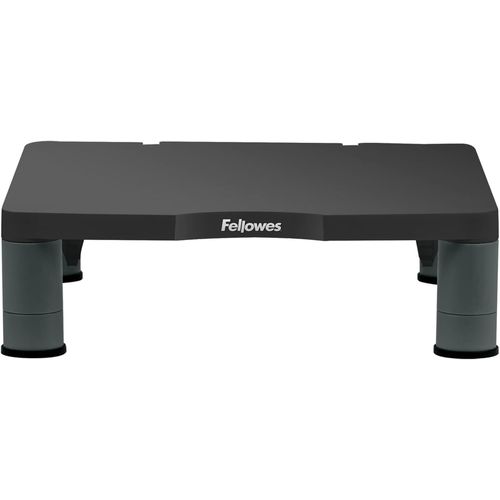 MONDODIGITALE-Support Moniteur Standard, 3 Hauteurs Possibles, Passe-Câbles Intégré, Pour Écran Pc Jusqu'À 27Kg, Gris Foncé