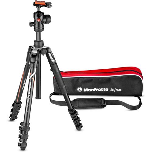 MONDODIGITALE-Befree Advanced Trépied Avec Fermeture À Levier,Kit De Voyage Avec Rotule,En Aluminium,Compatible Avec Les Appareils Photo Sony Alpha7 Et Alpha9 ,Pour Hybride,Réflex