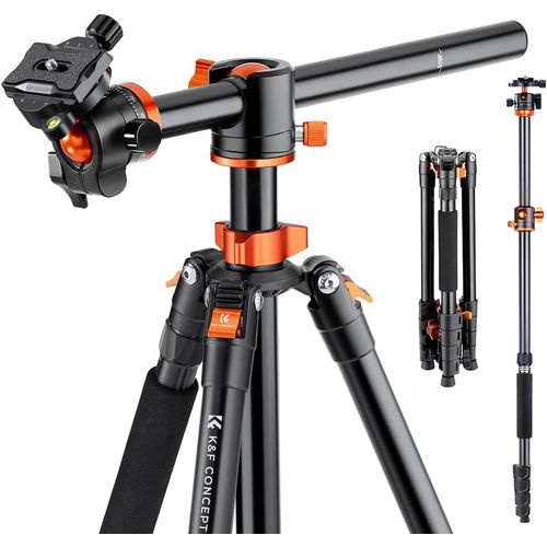 MONDODIGITALE-Trépied Appareil Photo 183Cm Monopode Voyage En Aluminium Avec Rotule Panoramique 360° Bras Articulé Pour Téléphone Dslr Vidéo Camescopes Charge 10Kg S211