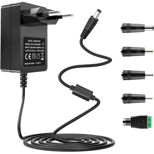 MONDODIGITALE-Adaptateur D'Alimentation 24V 1,5A,100 240V Ac Vers Dc 24V 1500Ma Convertisseur 24V Dc 1,5A 1A 0,8A 0,6A 0,4A 0,2A Chargeur Mural Pour Bande Lumineuse Led,Caméra Cctv