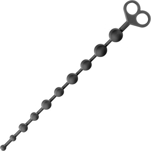 Gouts Et Couleursbutt Plug Anal Xxl Avec 10 Perles Anales Chapelet Anal Beads Perle Anale Femme Boule Anal Plug Anale Homme Prostate (Silicone, Noir)