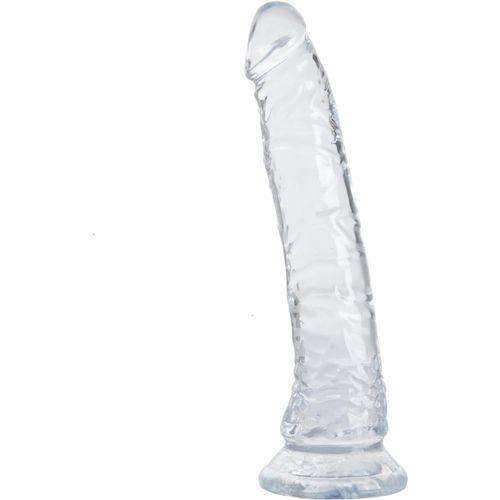 Gouts Et Couleurs21 Cm Gode Réaliste Sex Toy Avec Ventouse Forte Gode Anal Géant Hommes Femmes Réplique De Pénis En Silicone Plug Anal Pour Couples Jouets Sexuels Adultes (Transparent)