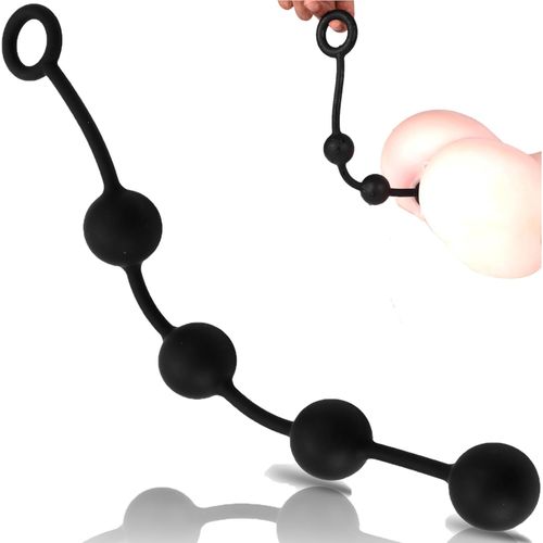 Gouts Et Couleurssex Toys Xxl Perles Anales 40cm Ø3.9cm Silicium Plug Anal Noir Gode Anale Sex Toy¿S Homme Avec Boules De Geisha Anale Imperméable Sex Toys Anals Gode Anale,Extenseur Homme Sex Toy Pl