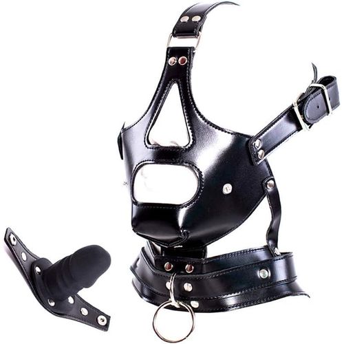 Gouts Et Couleurssm Capot De Tête Avec Bouche Bâillon Capot De Tête Bondage À Capuche En Cuir Réglable Jouets Sexuels Esclaves Fétichistes Érotiques Pour Couples