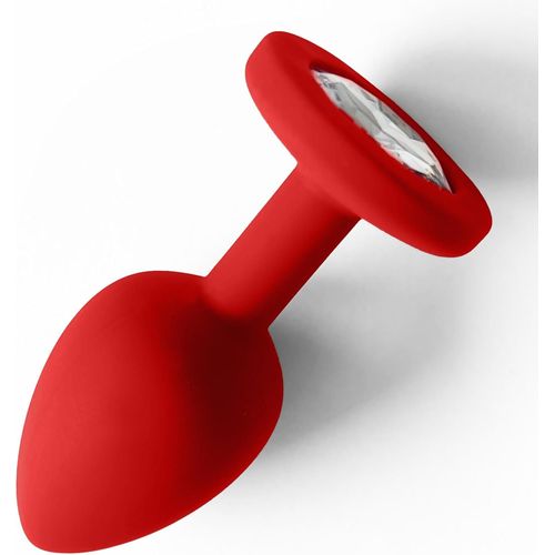 Gouts Et Couleursmy Silicone Secret Plug Petit Rouge - Plug Anal En Silicone Discret Et Confortable Pour Débutants -