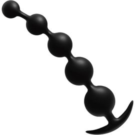 Gouts Et Couleursperles Anales En Silicone Avec Boules De Différentes Tailles Anal Souples Et Respectueuses De Pour La Peau Avec Base Évasée Étroite Butt Plug Dildo Pour Hommes Femmes Sex Toy¿S Noir