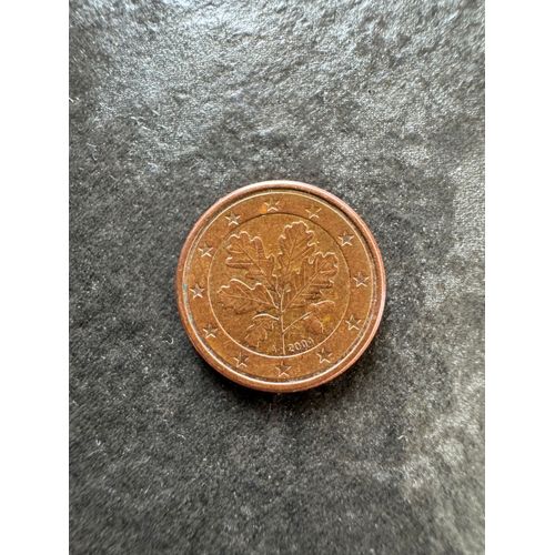 Pièce De 1 Centime 2004 Allemagne Feuille De Chêne Bon État