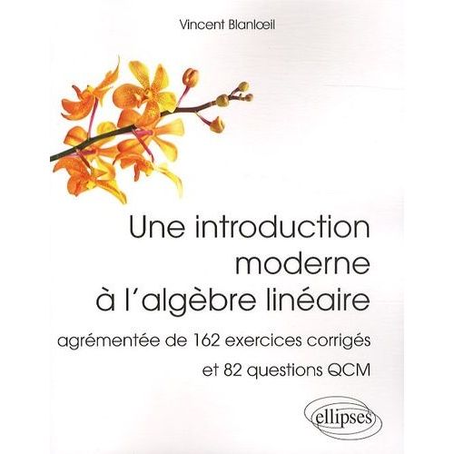 Une Introduction Moderne À L'algèbre Linéaire - Agrémentée De 162 Exercices Corrigés Et 82 Questions Qcm