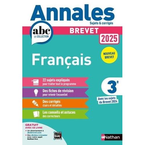 Français 3e - Sujets & Corrigés