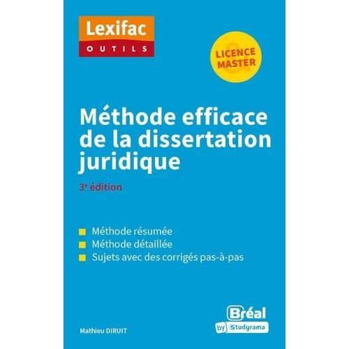 Méthode Efficace De La Dissertation Juridique