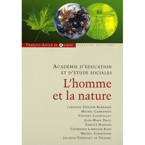 L'homme Et La Nature - Annales 2007-2008