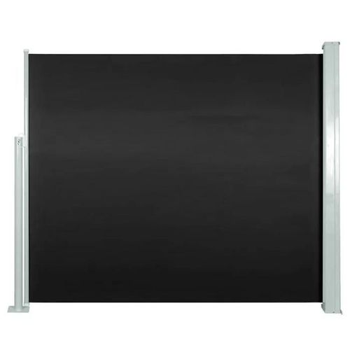 Vidaxl Auvent Latéral Rétractable 120x300cm Noir Jardin Balcon Brise-Vue Store