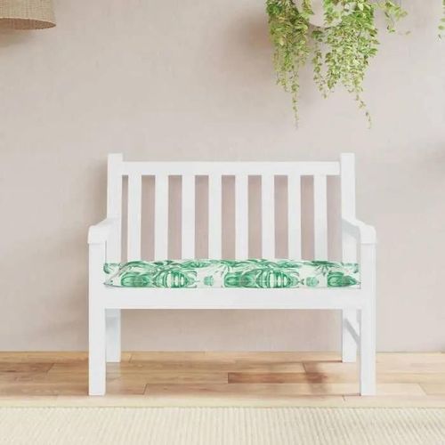 Vidaxl Coussin De Banc De Jardin Motif De Feuilles, Coussin De Siège, Coussin De Meuble De Terrasse Patio Salon Extérieur 378930