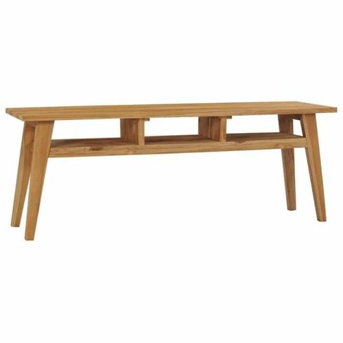 Vidaxl Meuble Tv 120x35x45 Cm Bois De Teck Massif
