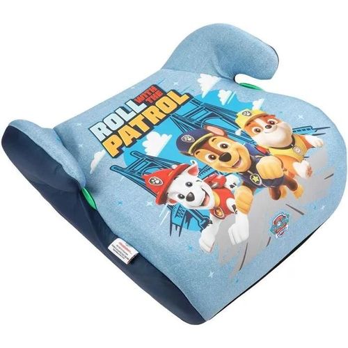 Tataway Siège Auto Rehausseur Paw Patrol I-Size Ece R129 Pour Enfants 125-150 Cm, Graphismes Chase, Rubble Et Marshall, Fond Bleu
