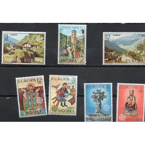 Andorre Espagnole Timbres Europa