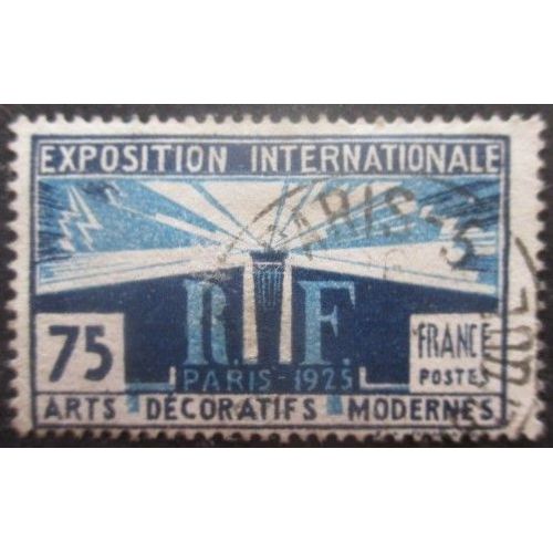 France N°215 Expo Internationales Des Arts Décoratifs Oblitéré