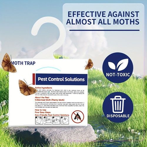 Autocollants collants pour pièges à mites paquet de 6
