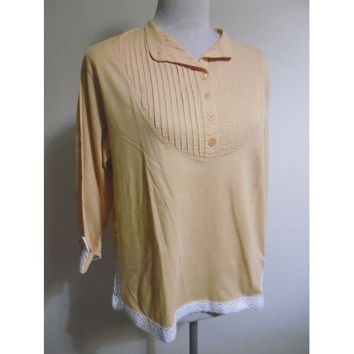 Zamba Blouse Bordé Crochet T 42