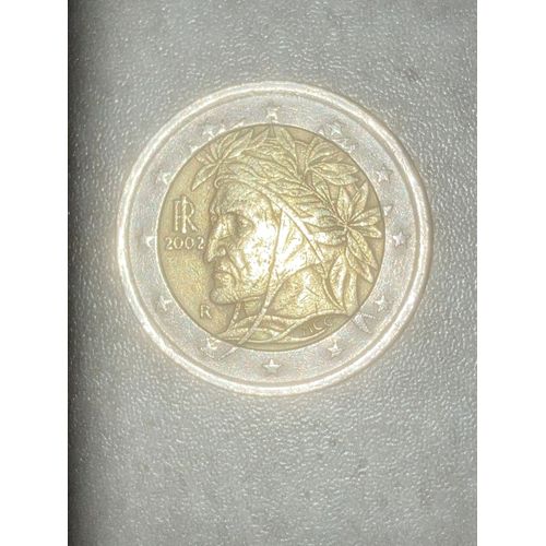 Pièce Très Rare De 2 Euros - Italie 2002 - Dante Alighieri R Monnaies