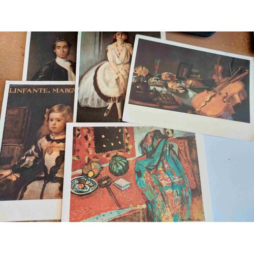 Lot De 5 Cartes Postales, Non Écrites : Tableaux Peinture, Loterie Nationale