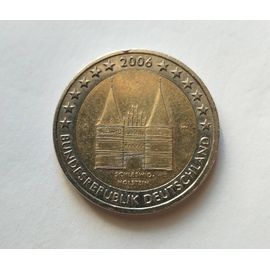 Pièce 2 Euros Allemagne, Commémorative Holstentor 2006