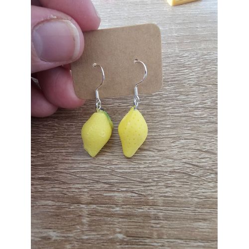Boucle D'Oreille Citron