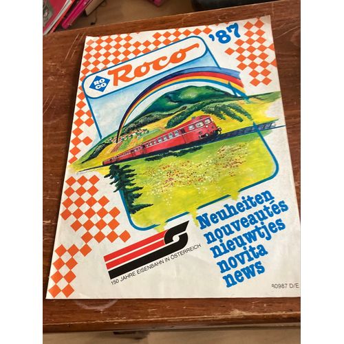 Catalogue, Roco, 1987train, Modélisme, Miniatures