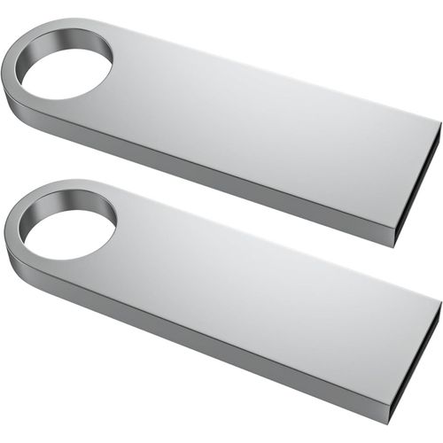 SHILIU-Clé USB 16 Go Lot de 2 Ablaze Mini Clés USB étanches en métal pour Ordinateur Portable, Ordinateur, télévision, Voiture[2440]