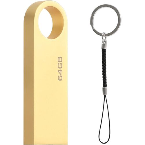 SHILIU-Clé USB 64 Go, Mini Clef USB 64 GB Pen Drive 64GO USB Flash Drive 64GB Cle USB 64 giga avec Crochet pour Ordinateur Portable[