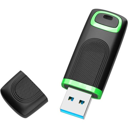 SHILIU-Clé USB 3.0 256Go Rapide Clef USB 256 Go 3.0 avec Lumière LED Mémoire USB Flash Drive 256 Giga à Capuchon Cle USB Compatible[