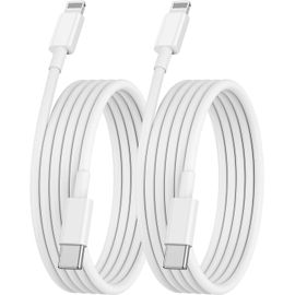 SHILIU-Câble USB C vers Lightning 2M, Lot de 2 Câbles de Chargeur iPhone 2m pour Apple Chargeur USB C Charge Rapide for iPhone 14/1[