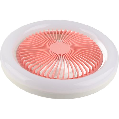 SHILIU-10 Pouces Ventilateur Plafond avec Lumiere,E27 30W Petit Ventilateur Silencieux Plafond,Plafonnier LED Dimmable pour Chambre[
