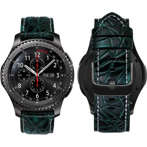 Shiliu-Bracelet En Cuir 22mm Compatible Avec Samsung Galaxy Watch 46mm/Galaxy Watch 3 45 Mm/Gear S3 Frontier/Huawei Watch Gt 3/Gt3 [