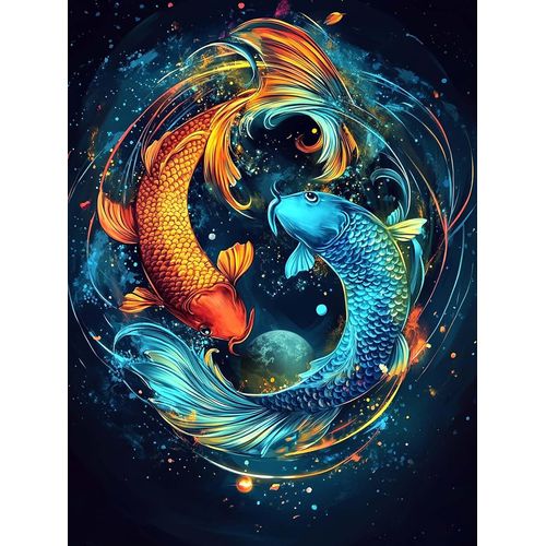 Shiliu-5d Diamond Painting Adulte Poisson, Peinture Diamant Animal, Diamond Painting Adulte Canevas Diamant Kit Complet Point De Cr[