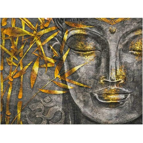 Shiliu-5d Diamond Painting Carré 50x40 Cm Perle Diamant Broderie Bouddha Canevas Diamant Kit Complet Grand Format Peinture Numero A[