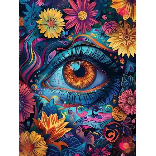 Shiliu-5d Diamond Painting Adulte ?il, Peinture Diamant Fleur Paysage, Diamond Painting Adulte Canevas Diamant Kit Complet Point De[