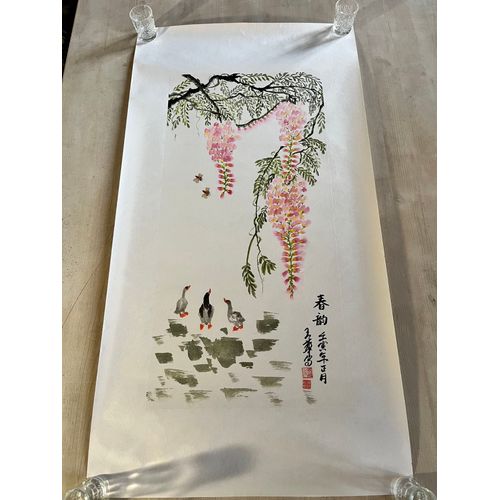 Lavis À L'Encre Chinoise / Peinture Chinoise (Thème:Printemps)