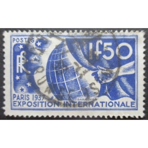 France N°327 Expo Internationale De Paris Oblitéré