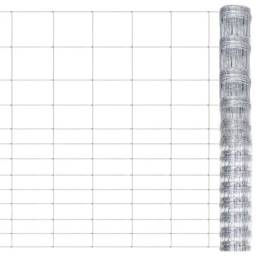 Vidaxl Clôture De Jardin Acier Galvanisé 50x1,5 M Argenté 149515