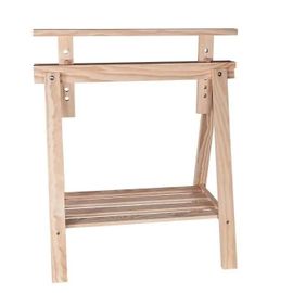 Aranaz- 20040 Chevalet réglable en bois de pin, 71-95 cm x 69 cm x 45 cm