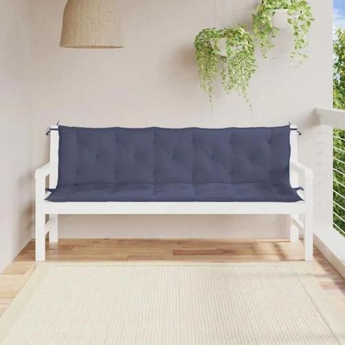 Vidaxl Lot De 2 Coussins De Banc De Jardin, Coussin De Siège, Coussin De Meuble De Terrasse Patio Salon Extérieur Intérieur, 379106
