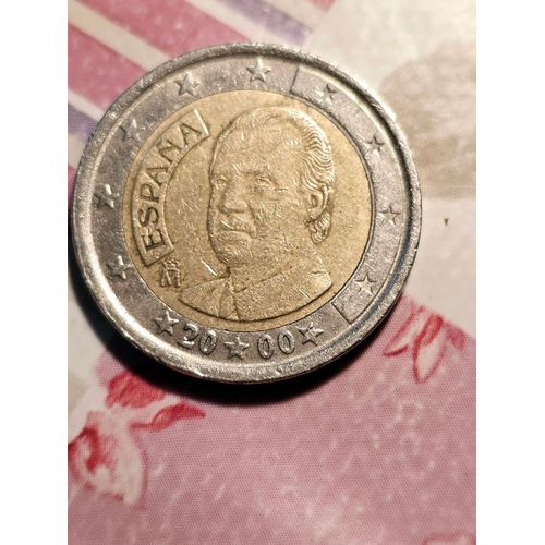 Vente 2 Pièces De 2 € Espagne De L'Année 2000 Et L'Année 2008