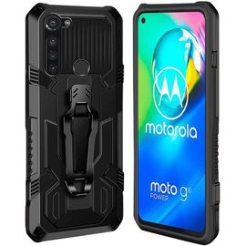 Compatible Avec Coque Motorola Moto G8 Power Serie Armorbox Protection Robuste Avec Double Couche Coque De Support Pour Motorola Moto G8 Power Housse Noir
